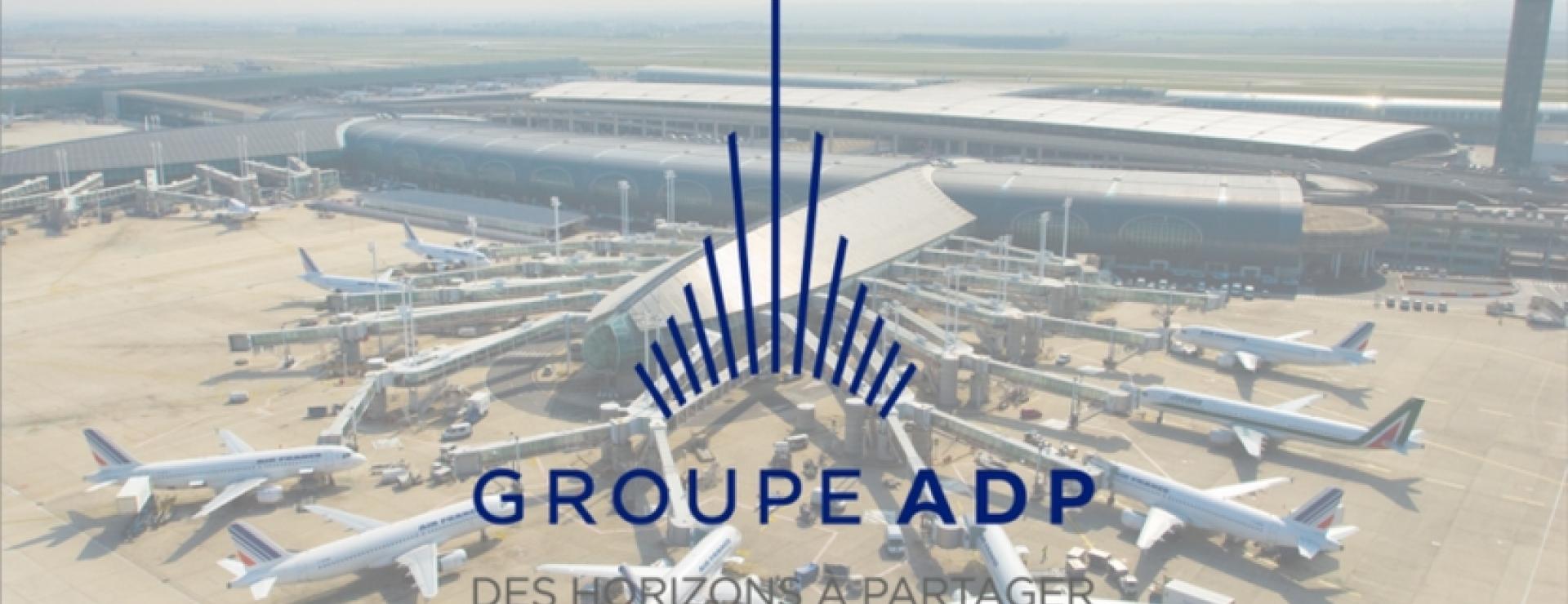Aéroport de Paris aérogare& logo