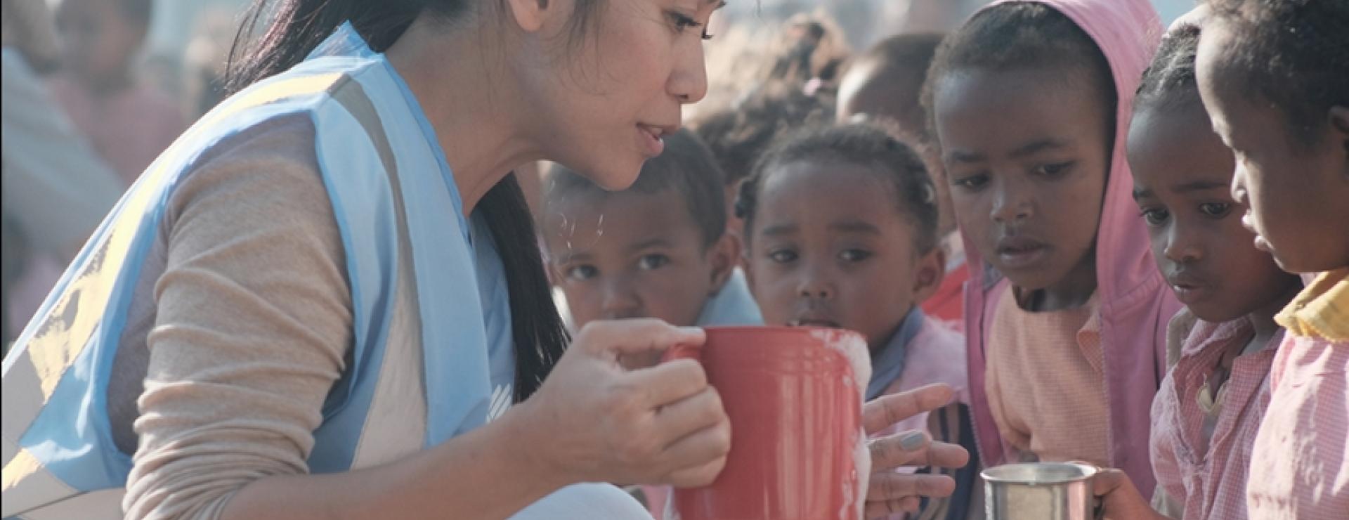 ANGGUN,  mission lait à Madagascar