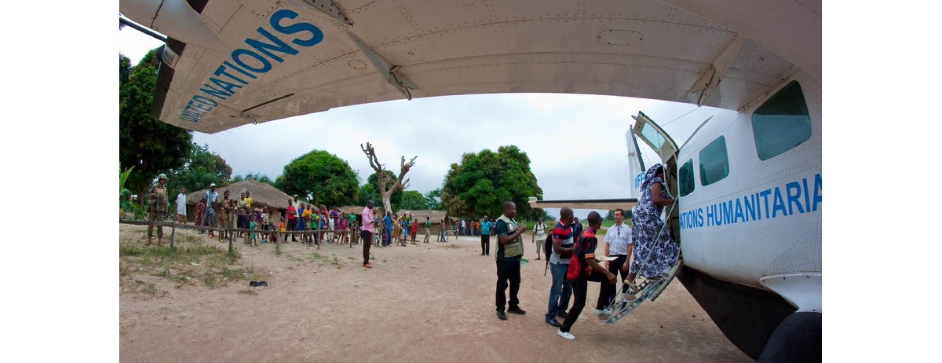 Denis en mission à Bangui en 2016