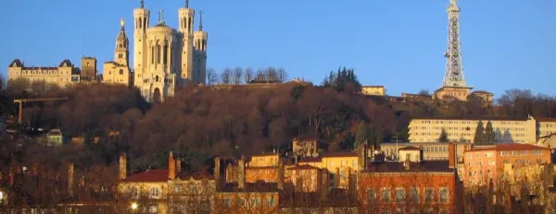 Lyon et la basilique de Fourviere