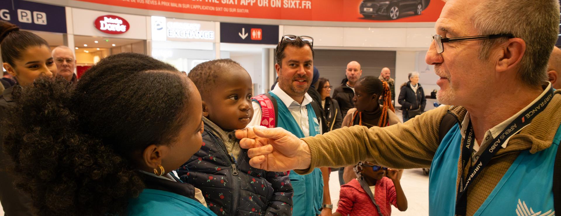 Accompagnement d'enfants malades aéroport