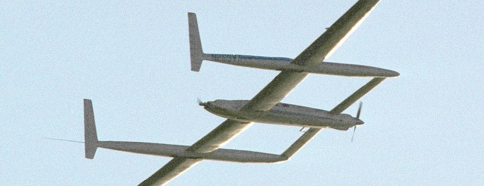 Le Rutan Voyageur du 1 er tour du monde sans escale en 1986