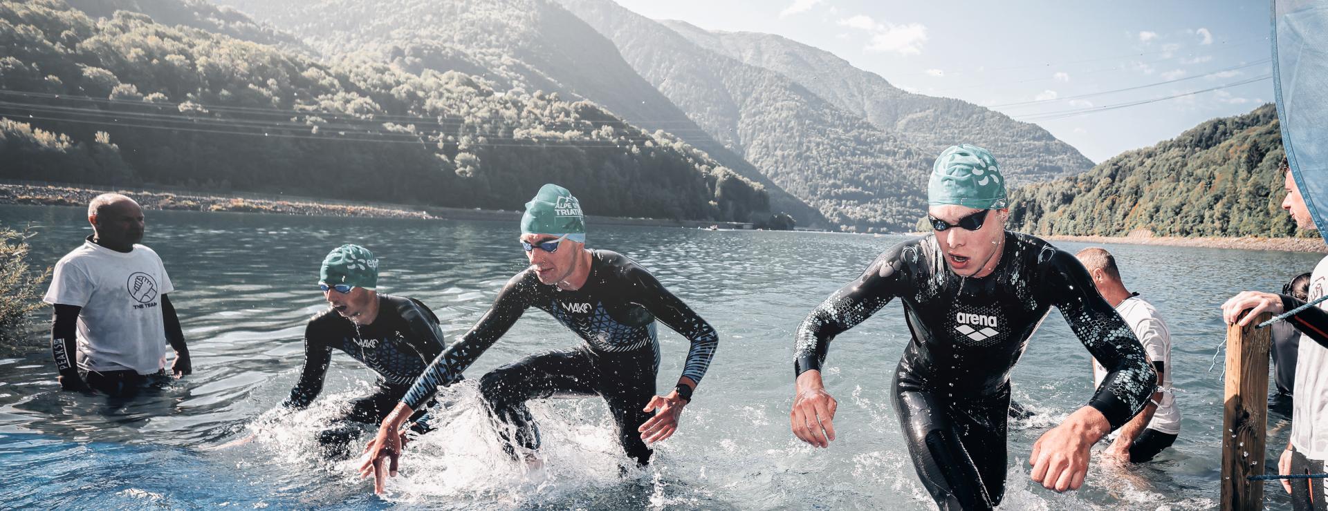 Triathlon de l'Alpe d'Huez - Natation