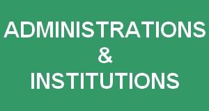 Partenaires Administrations et Institutions