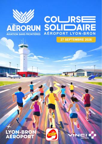 aerorun lyon bron 2026 affiche