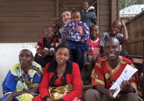 Famille de réfugiés Kampala 2016