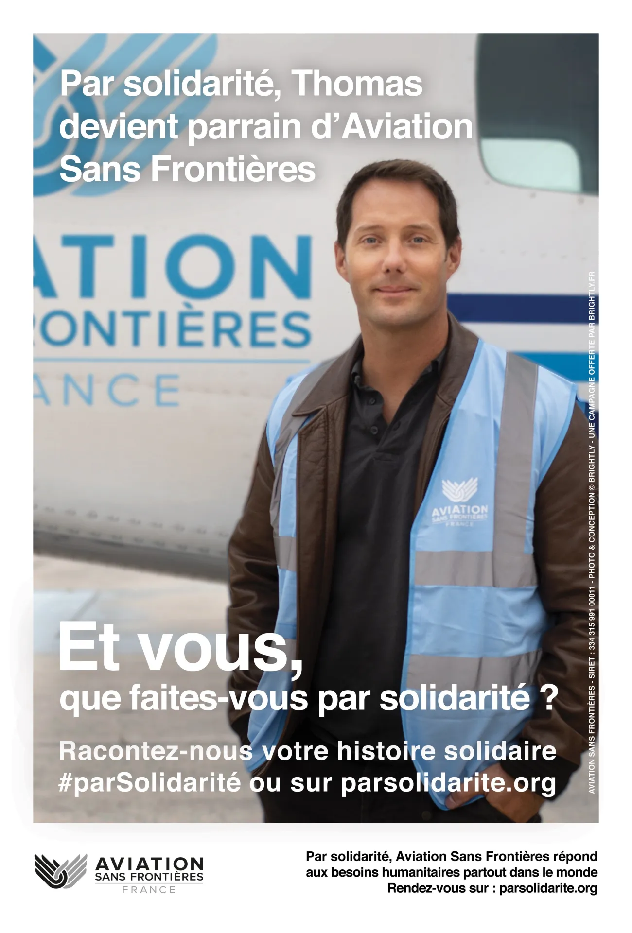 campagne #ParSolidarité Thomas Pesquet
