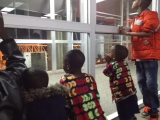 accompagnements réfugiés aéroport entebbe