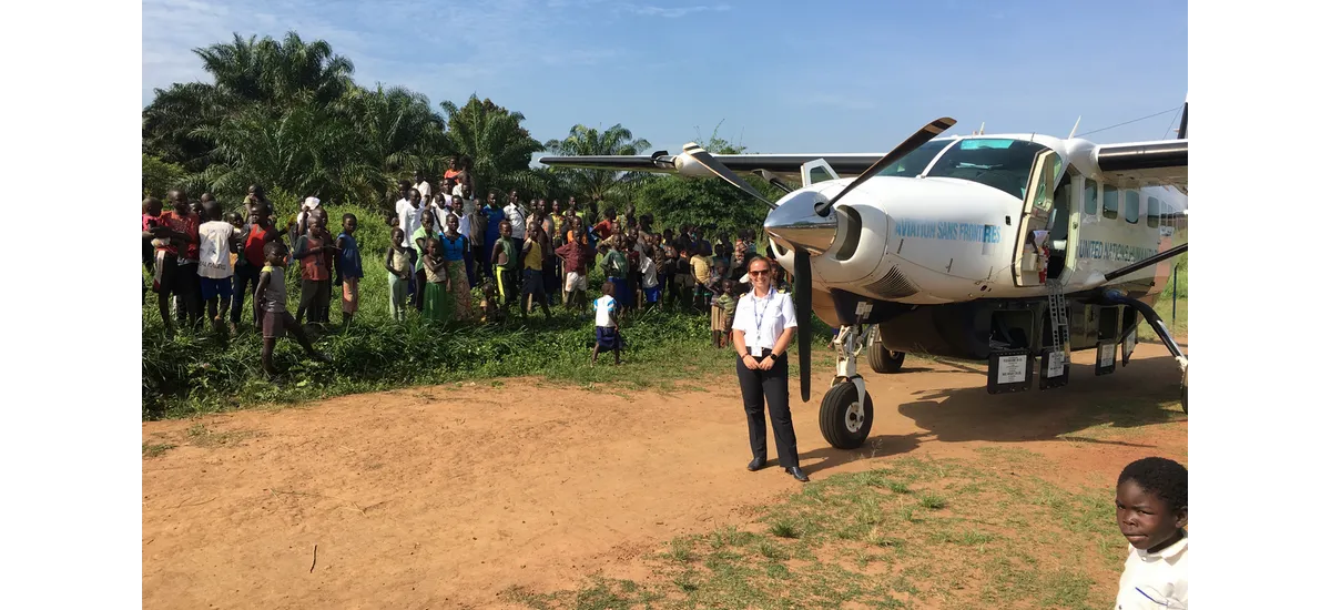 mission avion Bunia première mission d'Isabelle