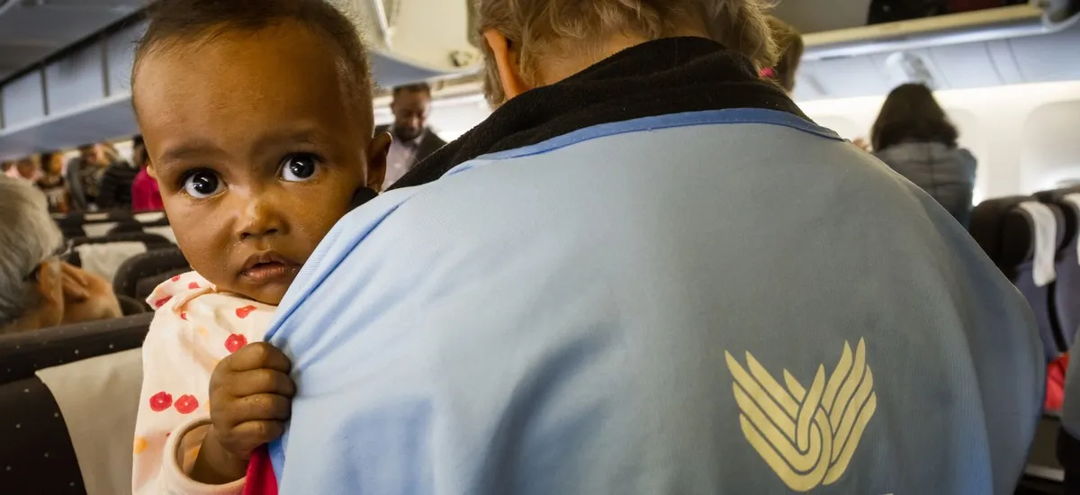 accompagnements enfants dans l'avion