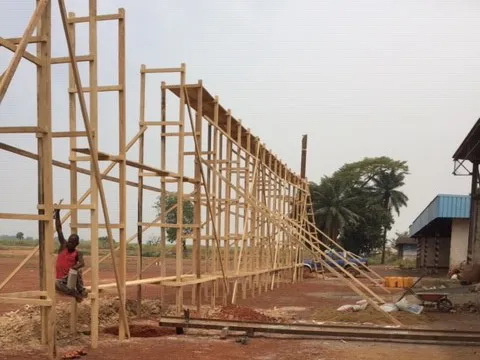 Travaux Hangar de l'aéroport de Bangui en centre de maintenance
