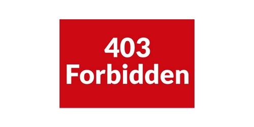 erreur 403 - accès non autorisé