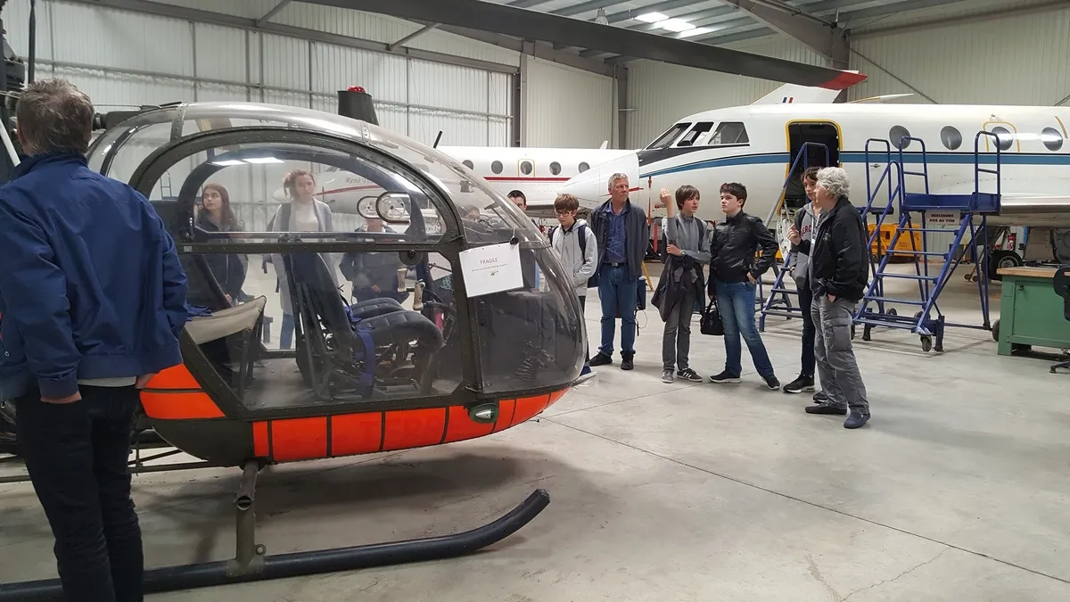 Visite du CFA des métiers de l'aerien
