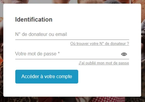 accès espace personnel