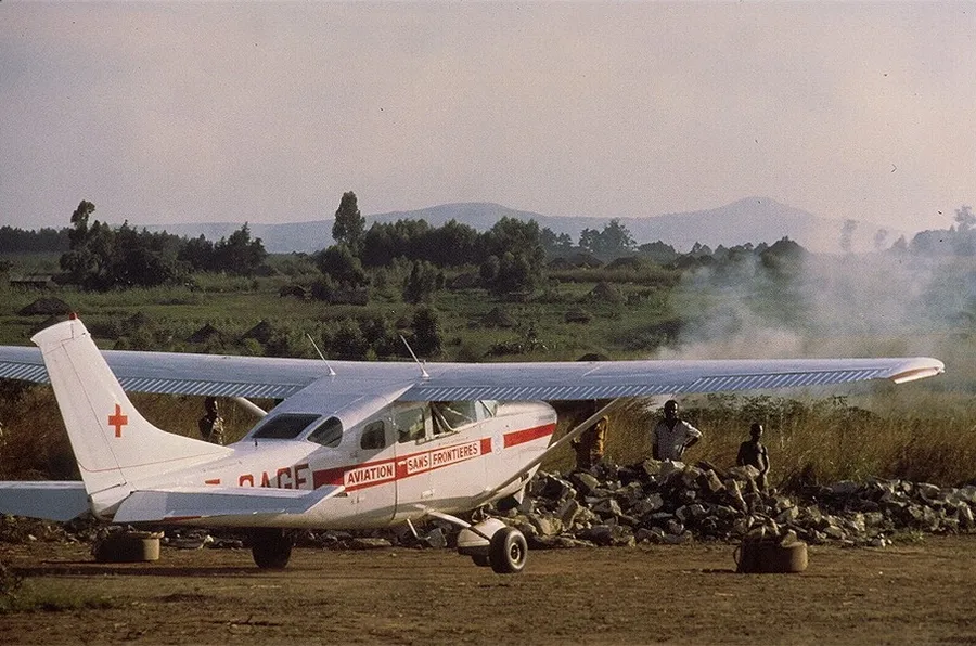 Le cessna F-OAGE au Zaire (RDC)