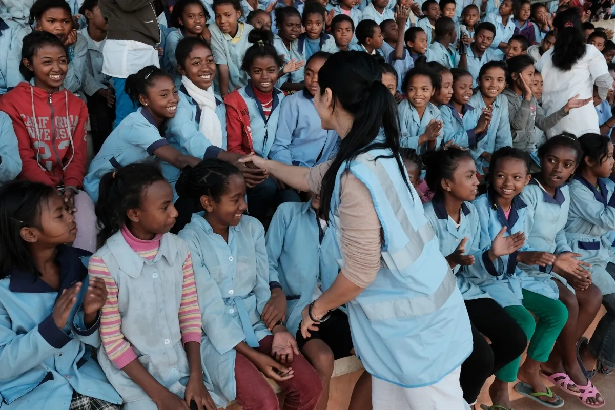Anggun à Madagascar