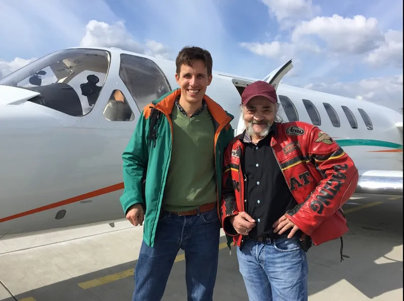 Sébastien et son invité du jour