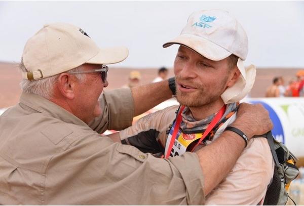 Yannick Piart au marathon des sables 2014