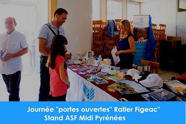 Stand ASF visite Ratier Figeac