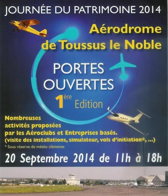 Porte ouverte Toussus le Noble