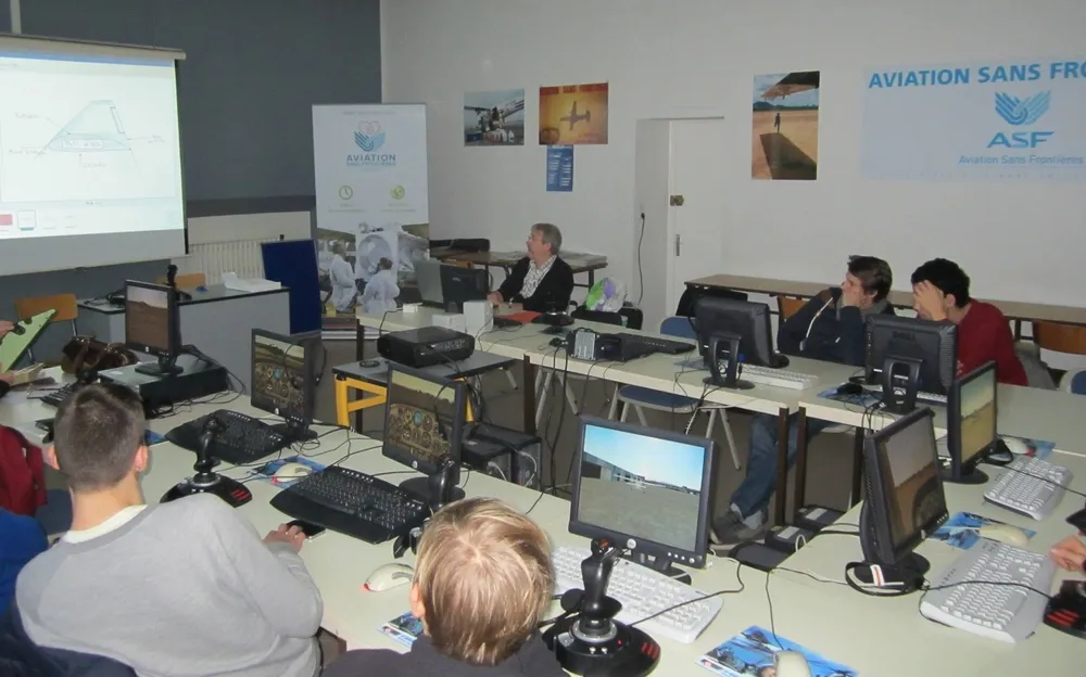 La salle e-Aviation de Nantes