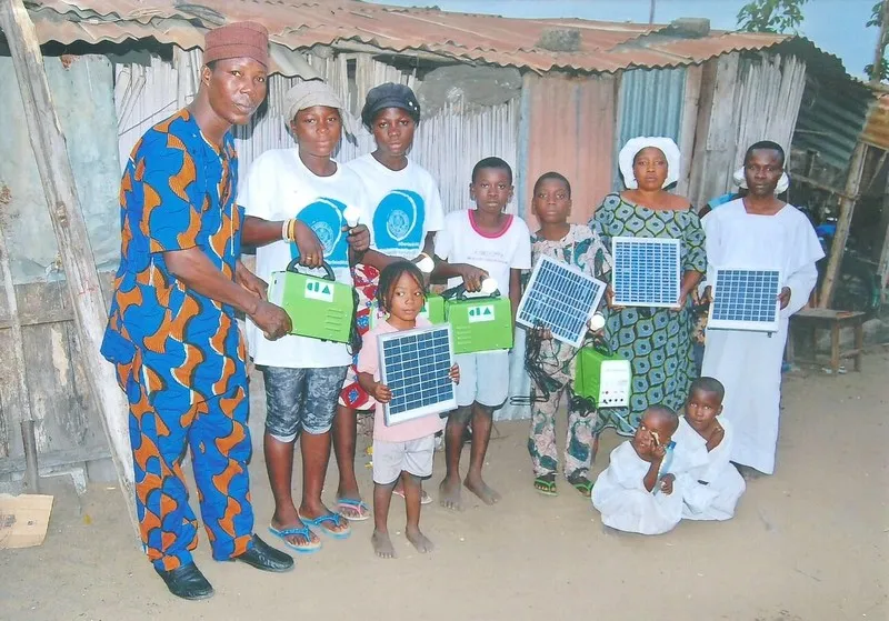 Remise de kits solaire