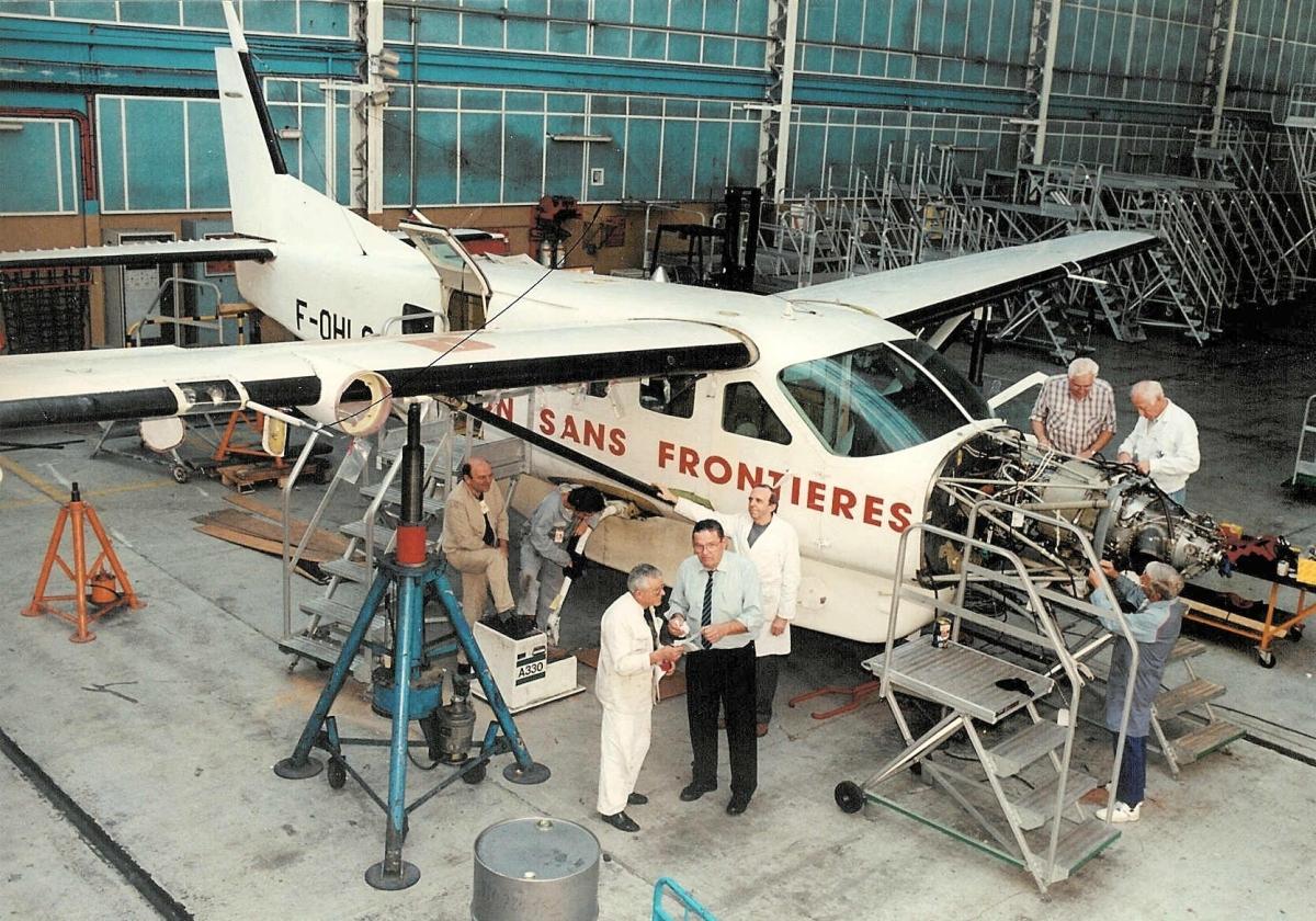 réparation avion aviation sans frontières