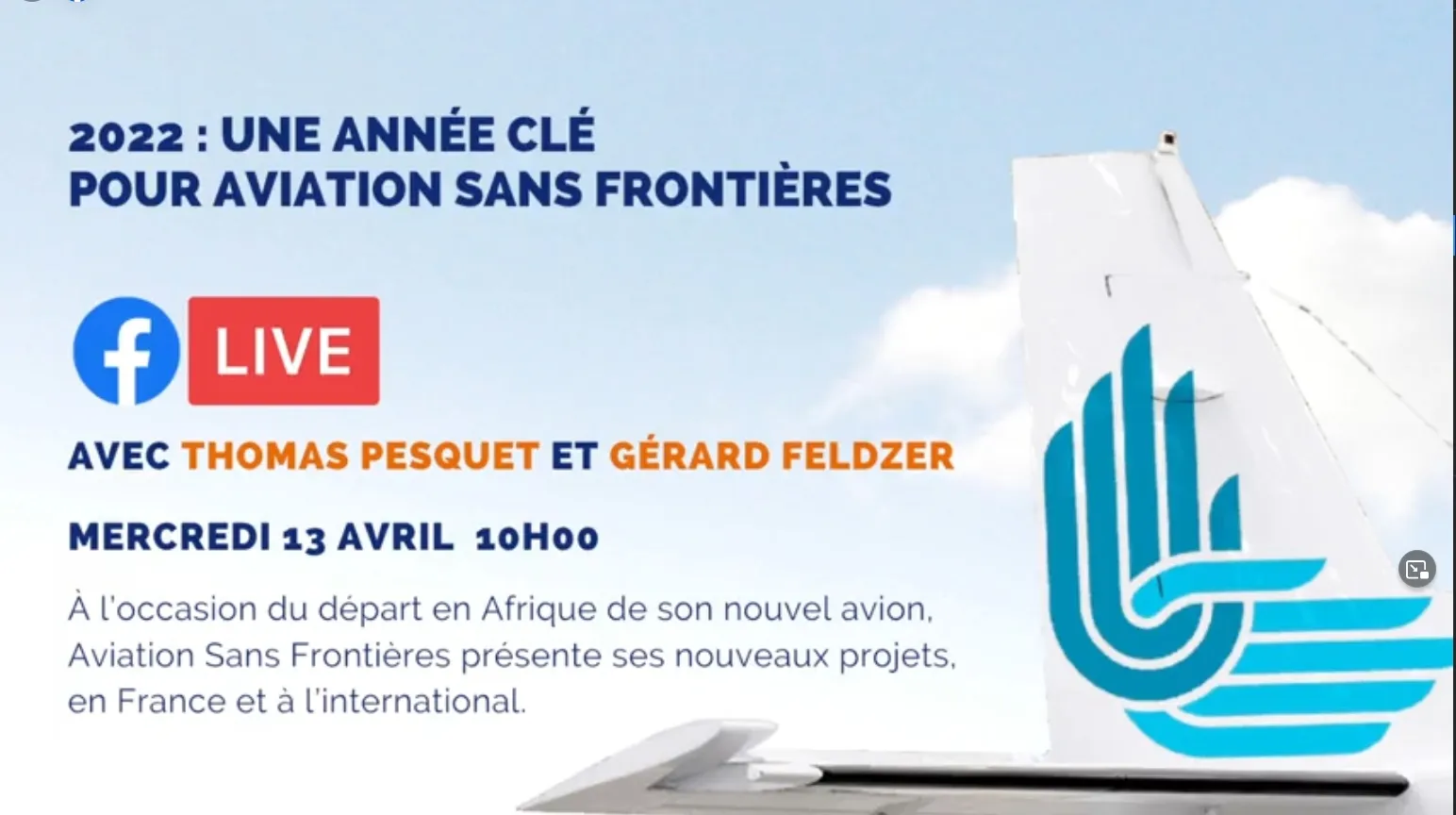 2022 Année clé pour Aviation Sans frontières