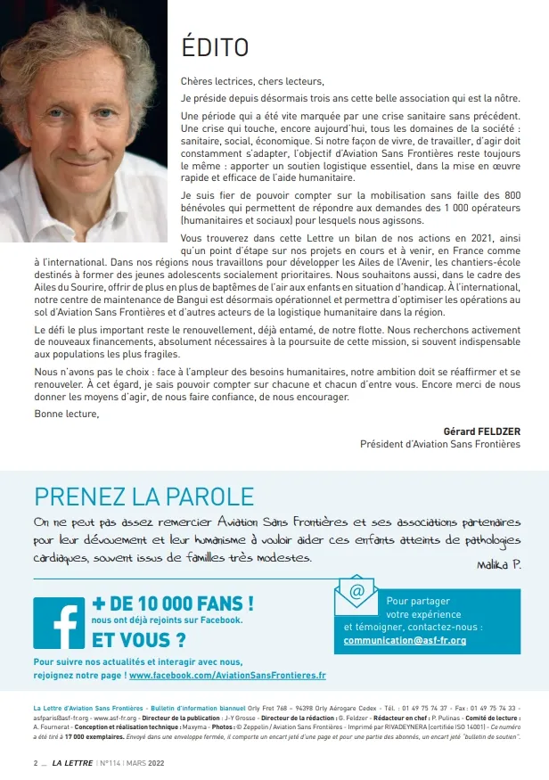 Edito la Lettre 114