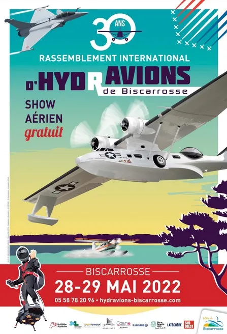 Biscarosse - Affiche du meeting 2022