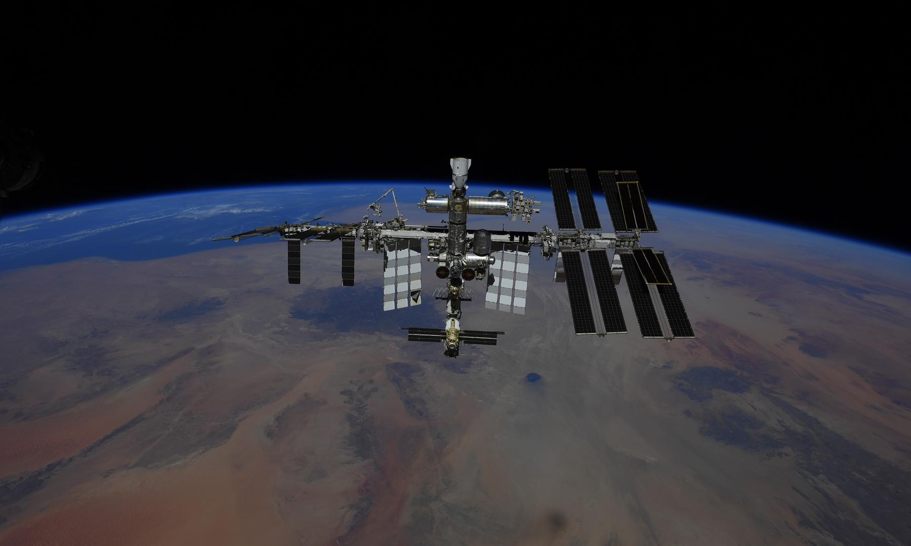 Vue de la Station Spaciale Internationale (ISS)