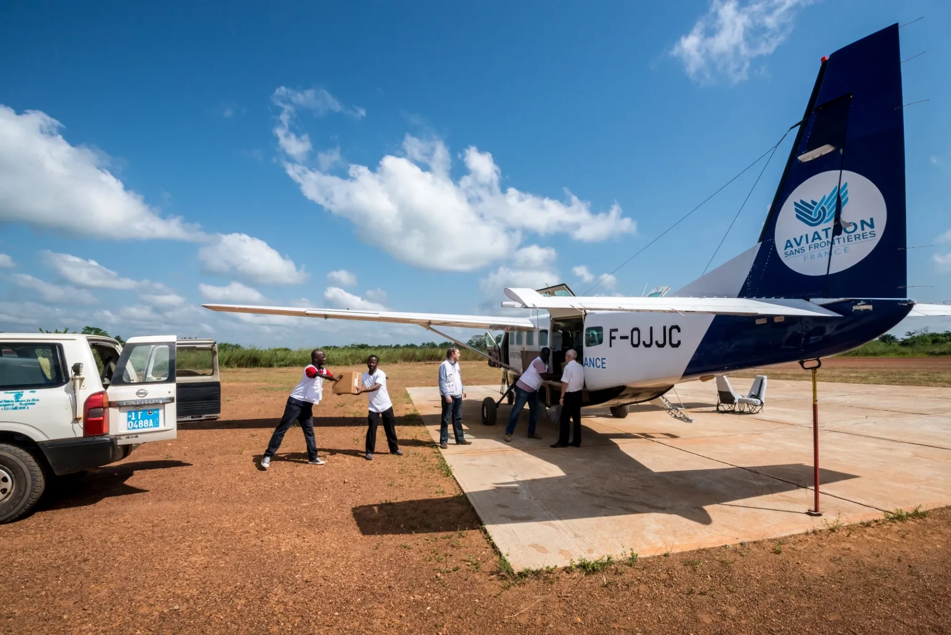 Mission avion FOJJC chargement