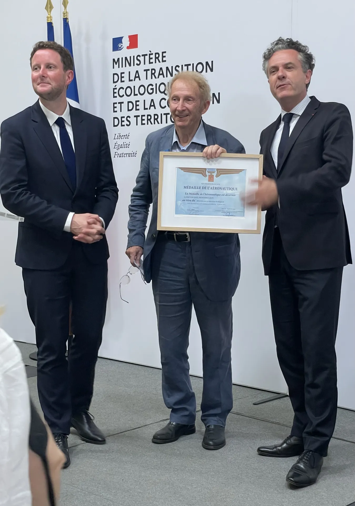 Remise médaille Bourget