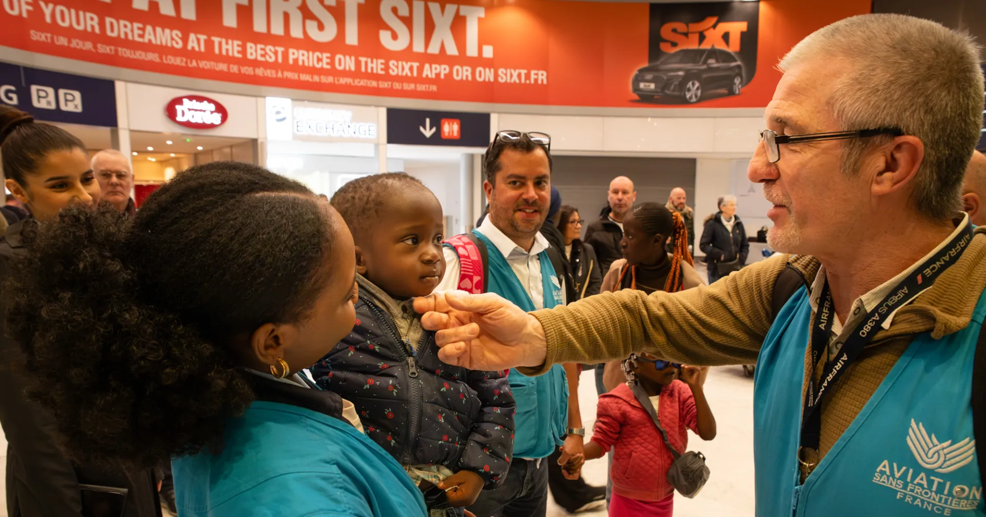 Accompagnement d'enfants malades aéroport