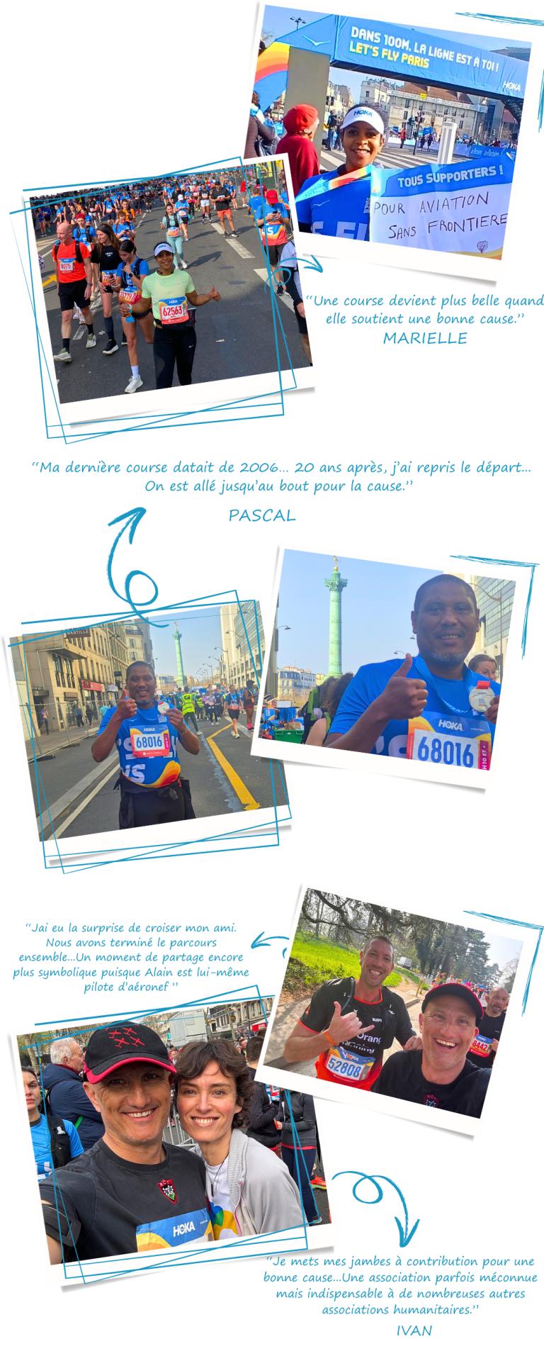 “Une course devient plus belle quand elle soutient une bonne cause.”